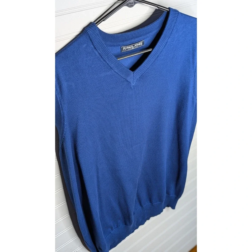 PAUL‎ JONES Men's Vests XL (Lot of 3) V-Neck Sweater Stretchy Career Wear Office